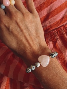 Bransoletka Lilka z jaspisu dalmatyńskiego
